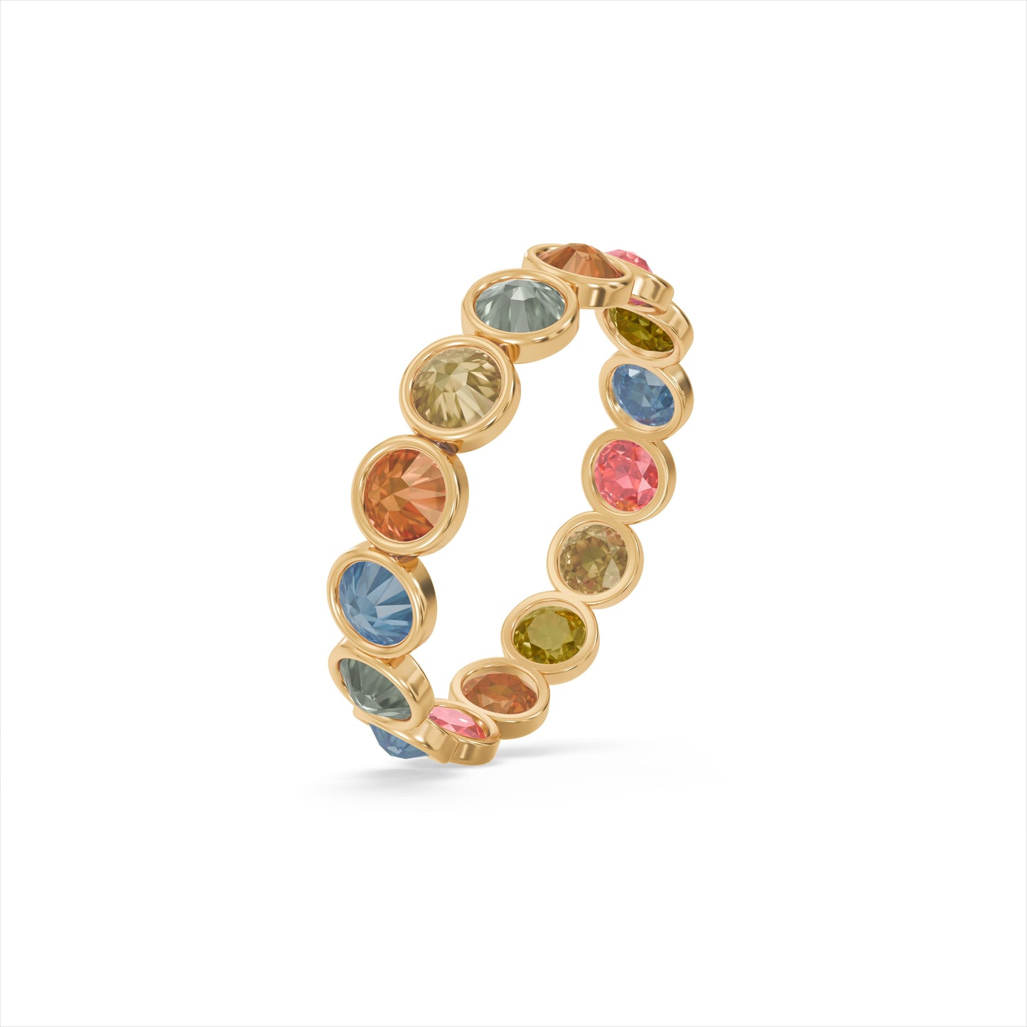 Sapphire Glow 9KT Gold Ring