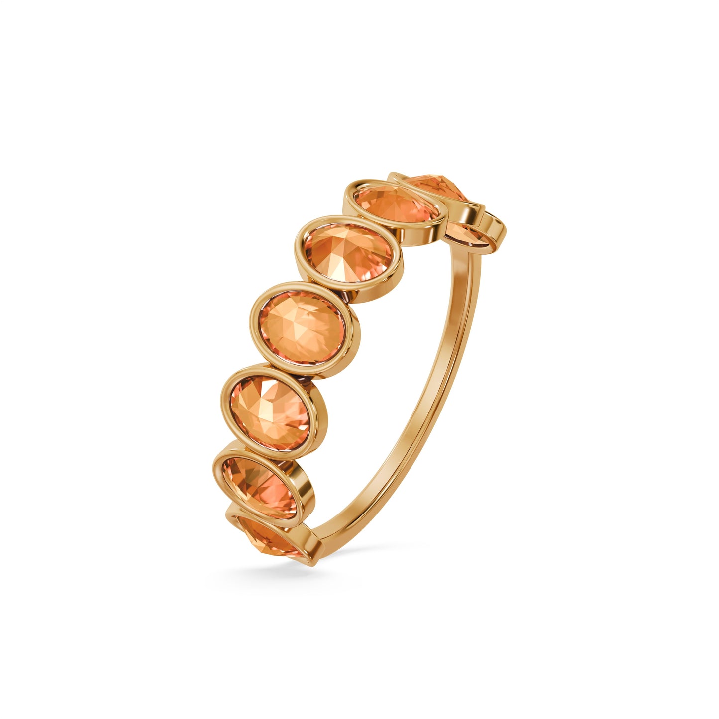 Hessonite 9KT Gold Ring