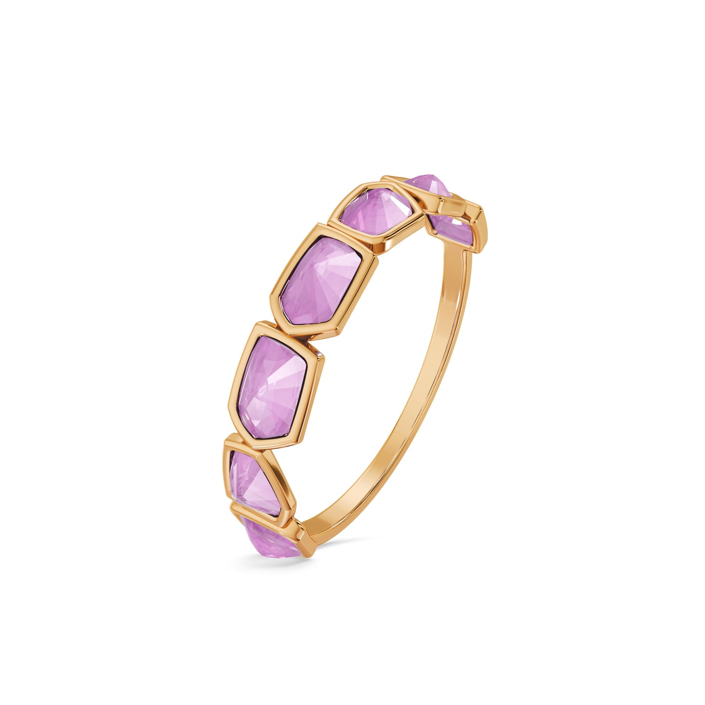Dazzling Pink Sapphire 9KT Gold Ring