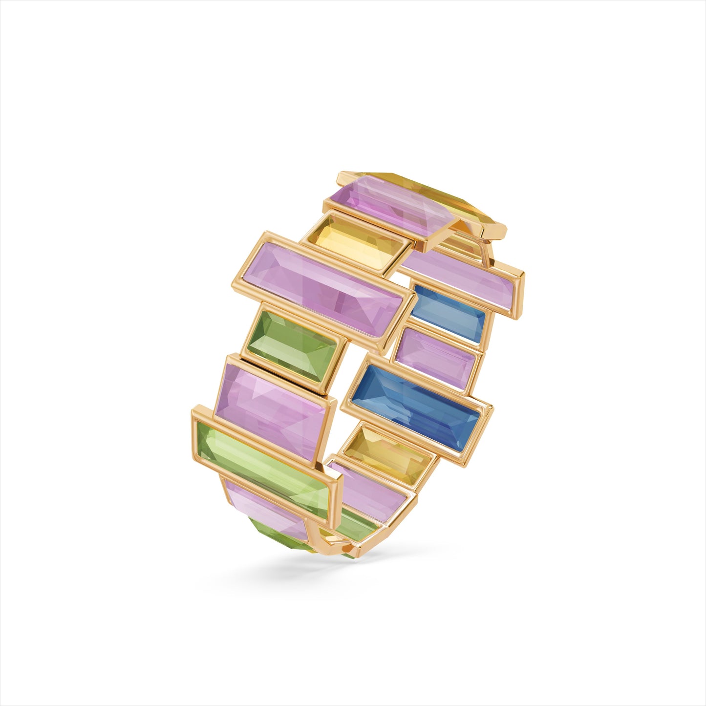 Rainbow Tourmaline 9KT Gold Ring
