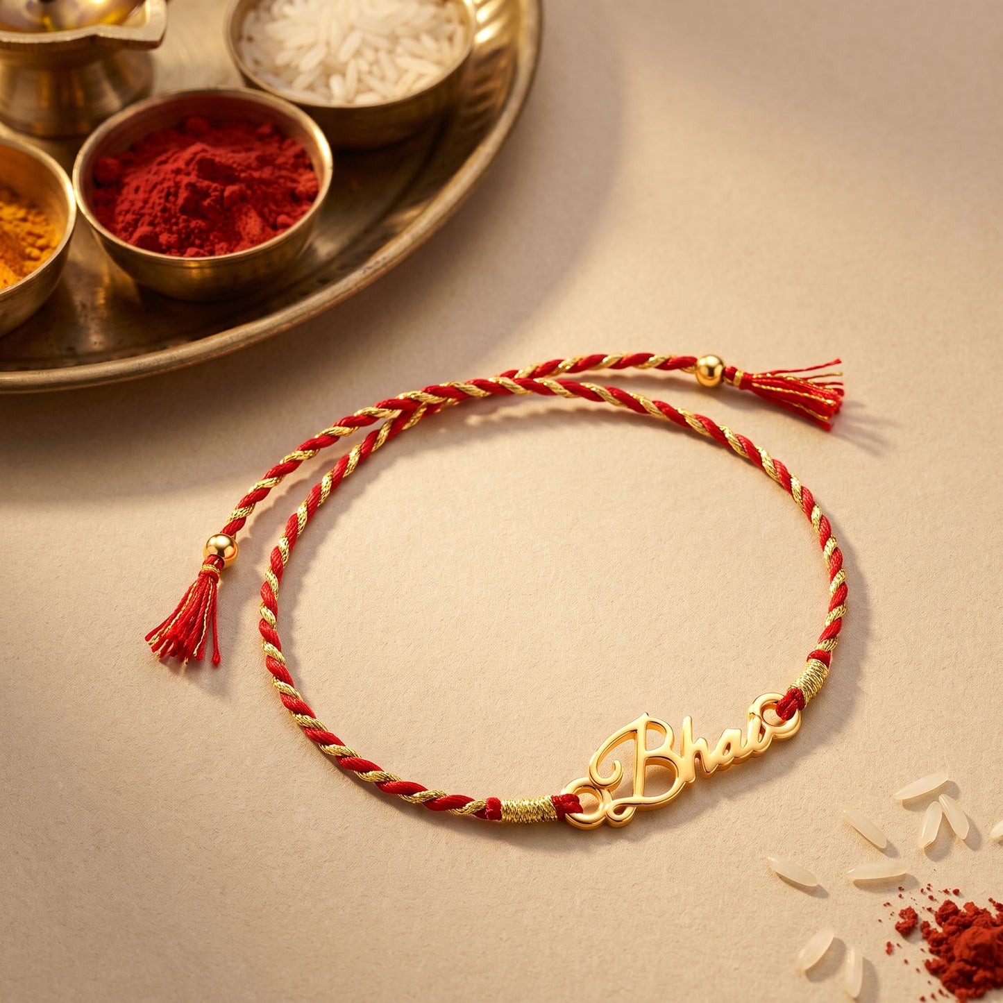 Golden Bhai Rakhi