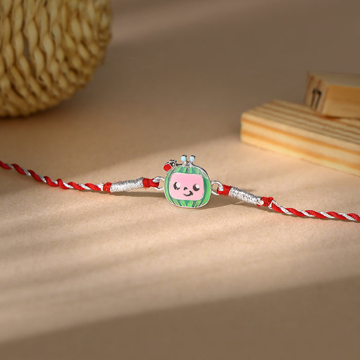 Silver Cocomelon Rakhi for Kids