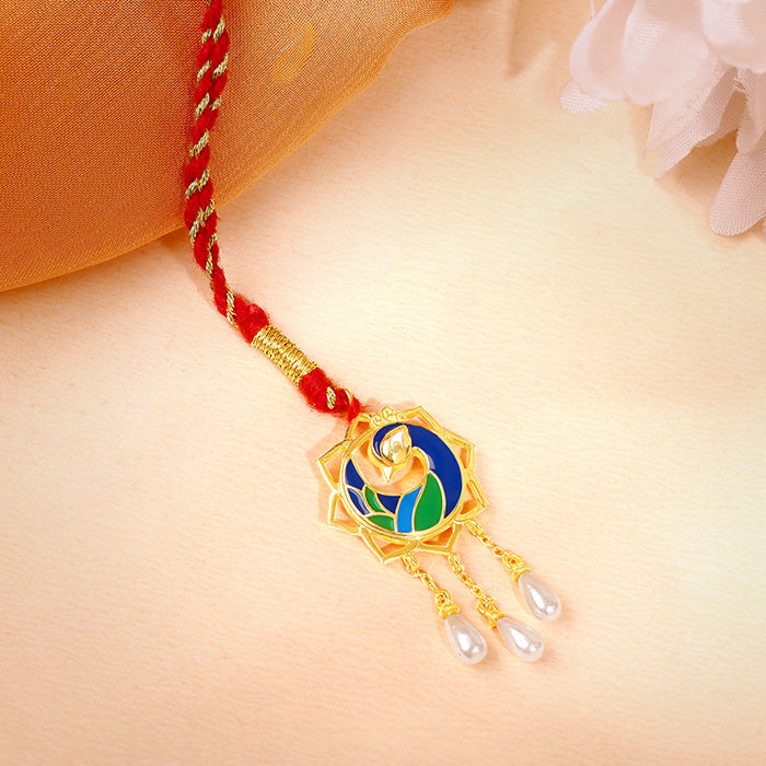 Golden Mor Bandhan Lumba Rakhi