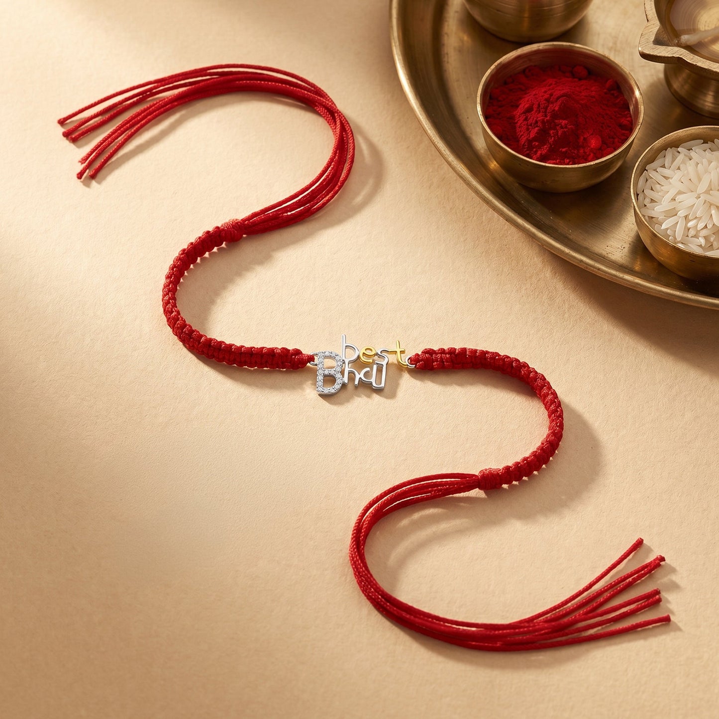 Dual Tone Best Bhai Rakhi