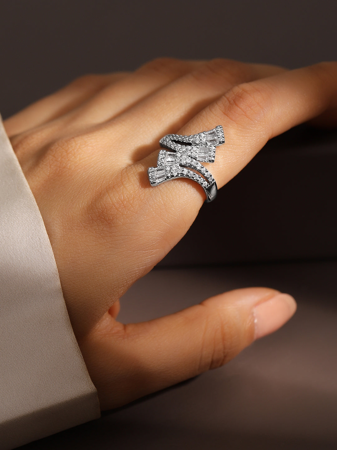 American Diamond Zirconia Stylish Ring