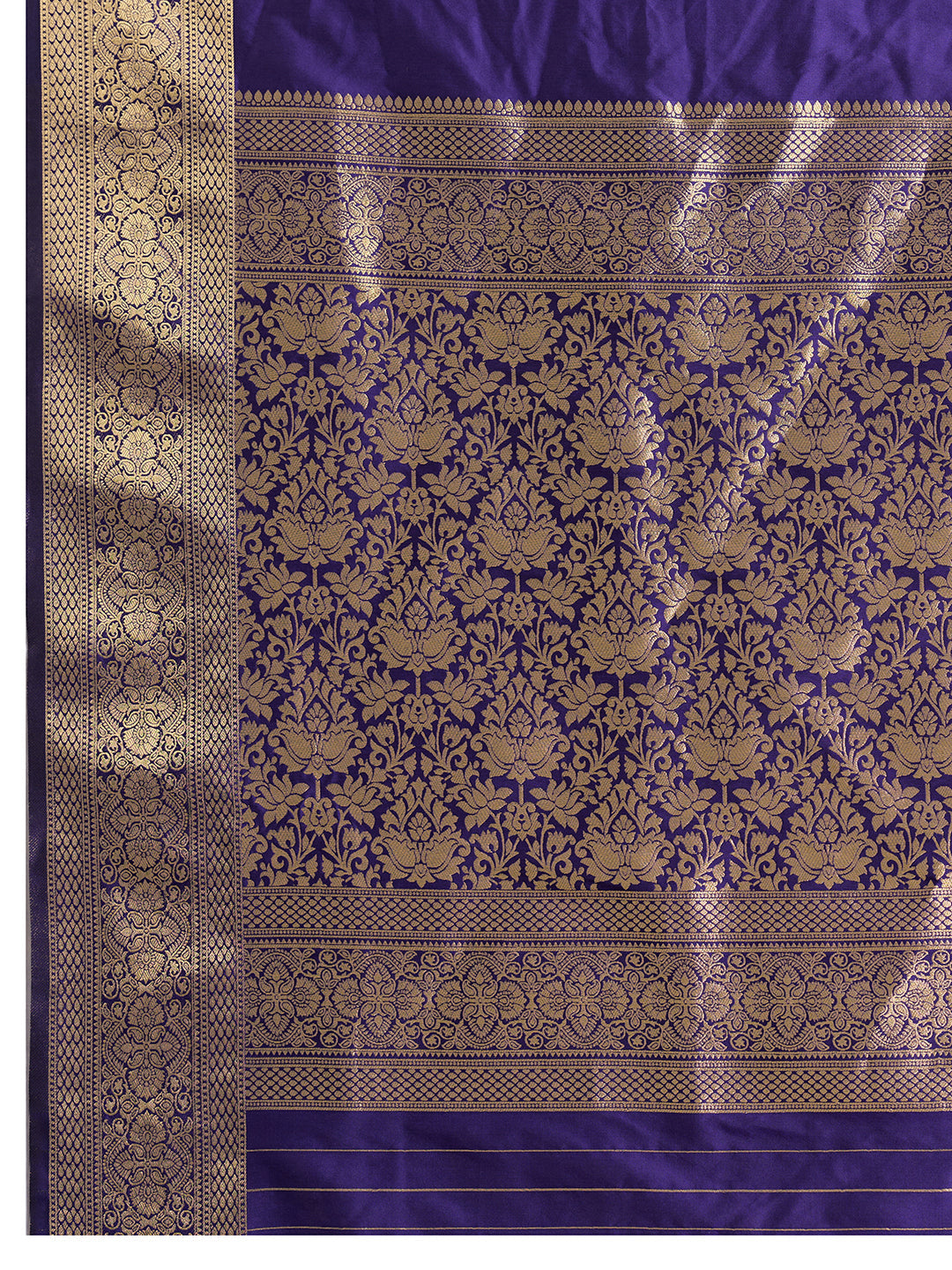Dwija Fashion Women'S Party Wear Zari Weaving Silk Designer Saree With The Unstitched Blouse-Royal Blue