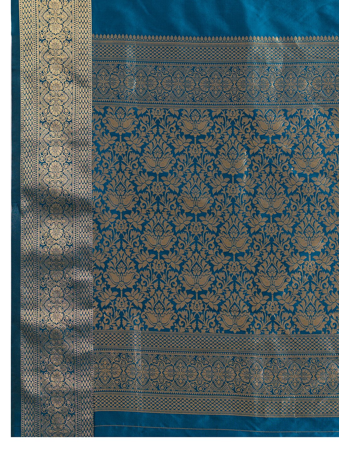 Dwija Fashion Women'S Party Wear Zari Weaving Silk Designer Saree With The Unstitched Blouse-Sky Blue