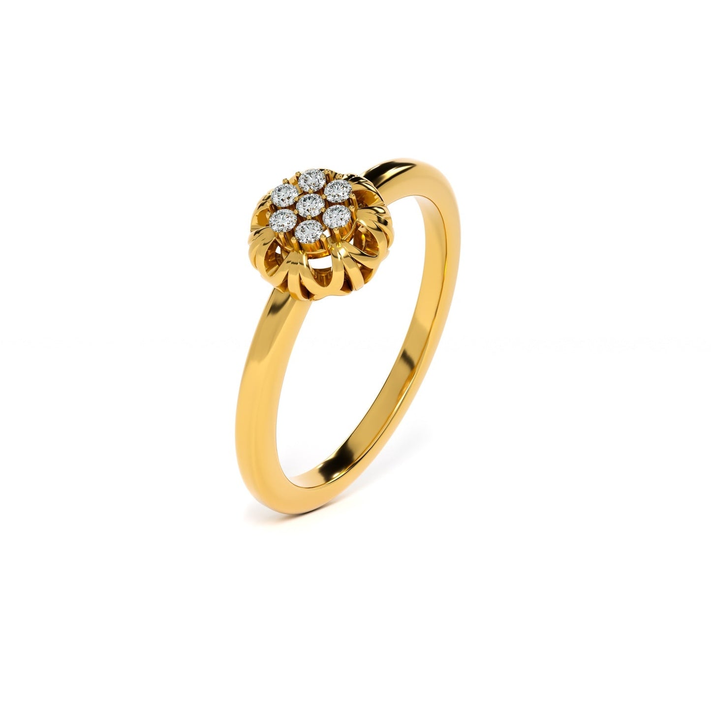 Marigold Spark 9KT Gold Laboratory Grown Diamond Ring
