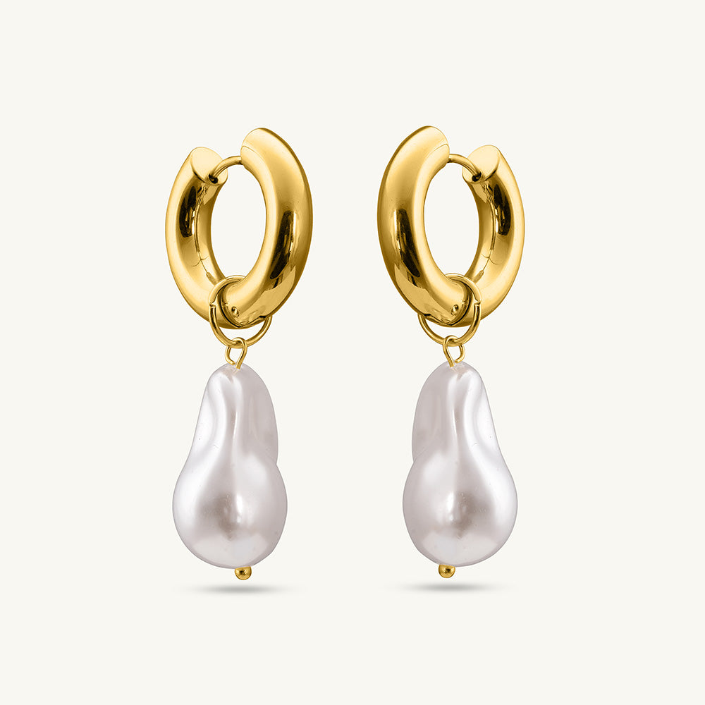 Baroque Lumina Pearl Drop Earrings
