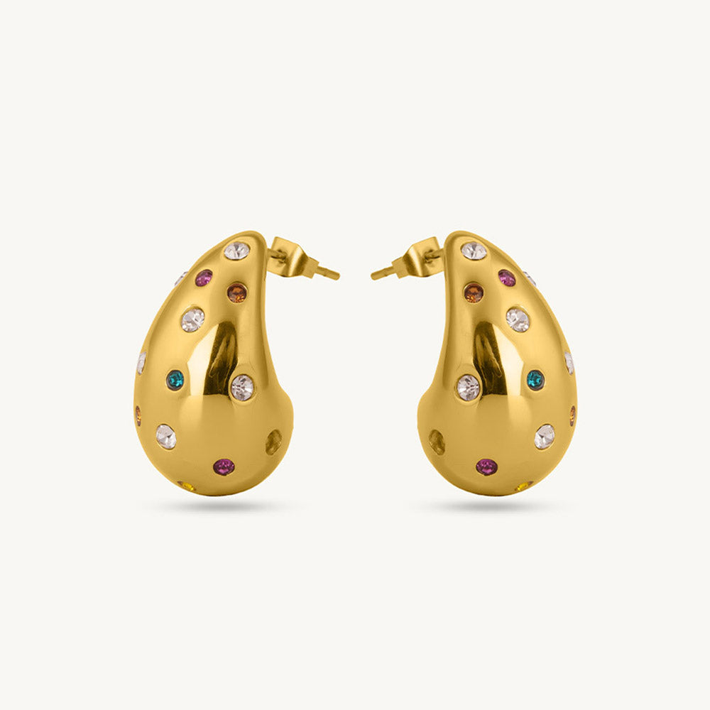 Jewel Drip Studs