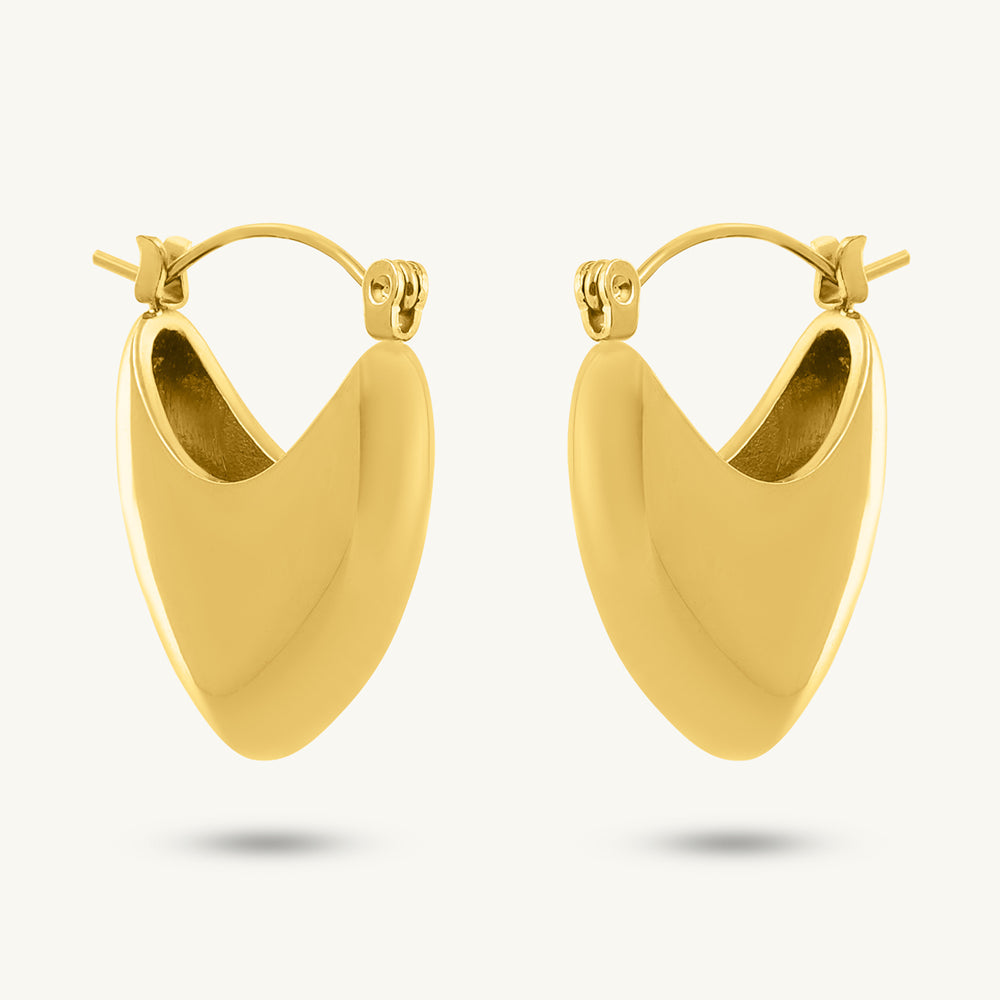 Golden Dagger Hoops