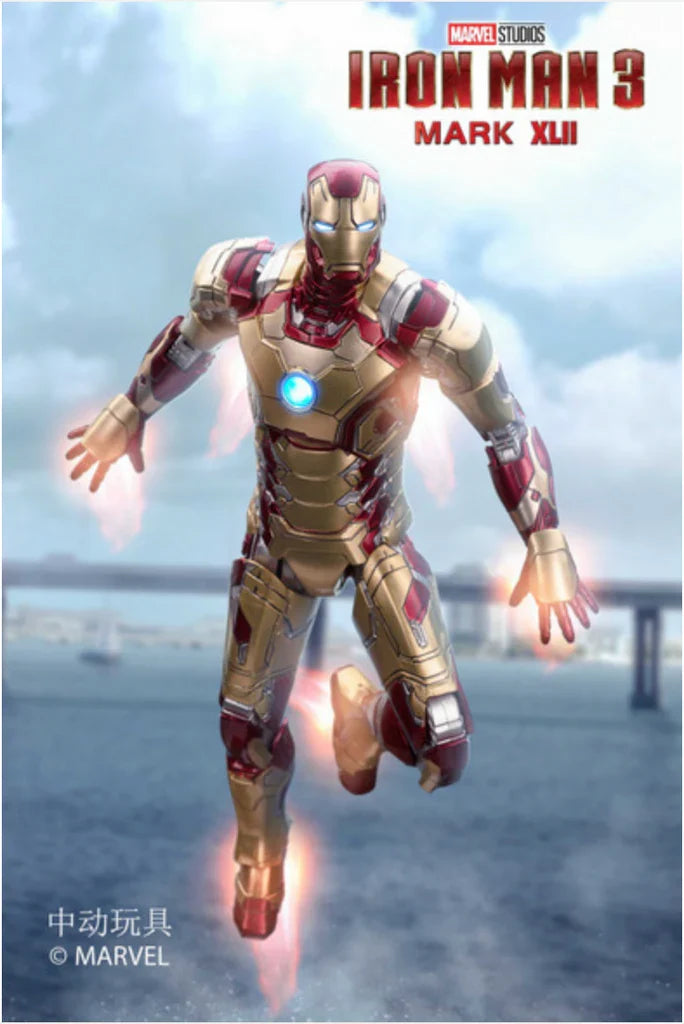 ZD Toys Iron Man III Mark 42 (XLII) Action Figure ( w Light Up Function )