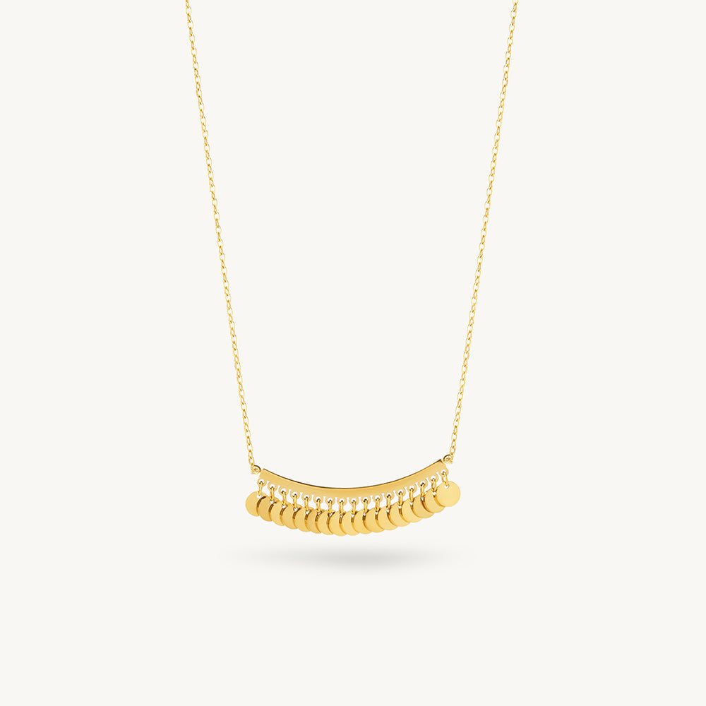 Drift Coin Charm Necklace