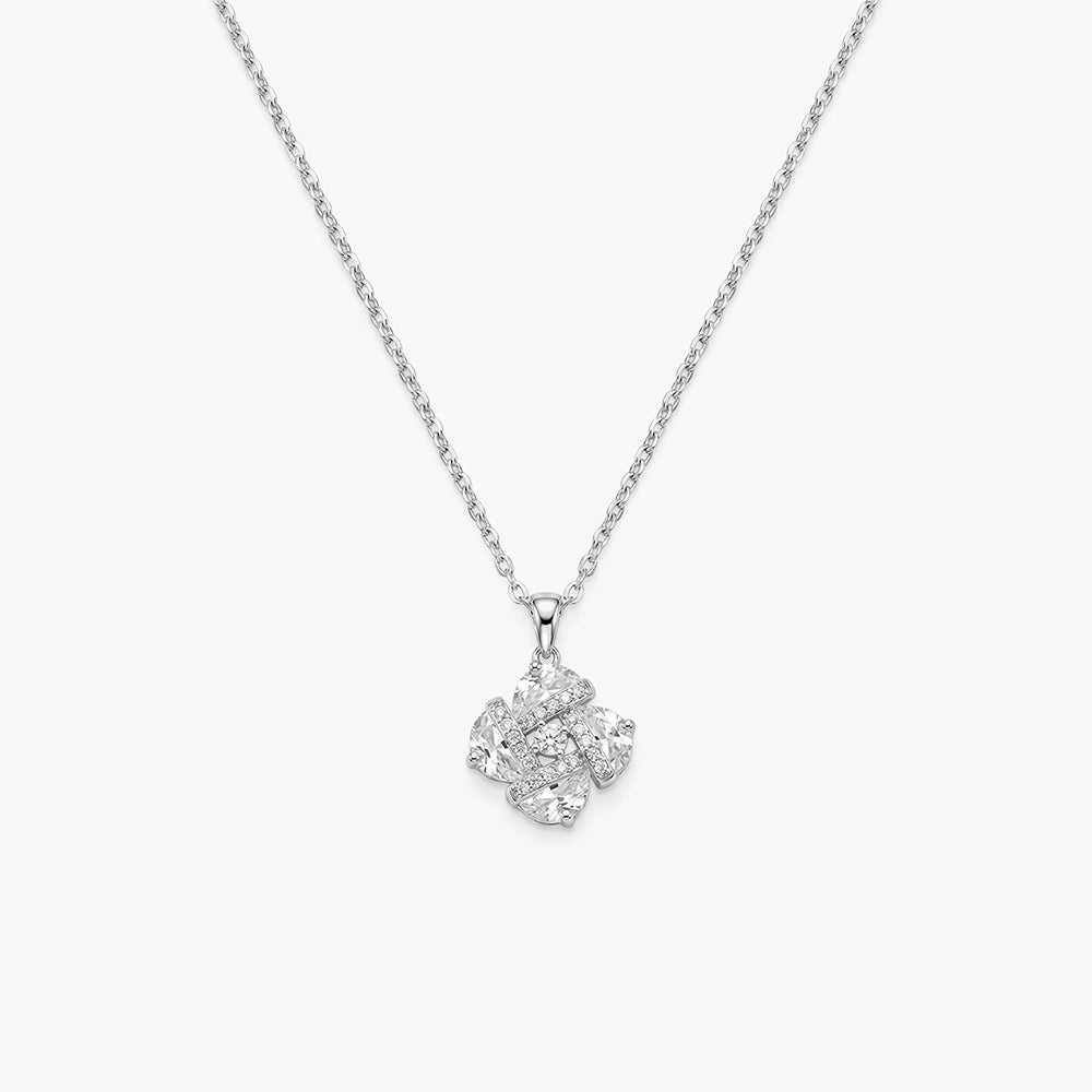 Delicate Nature's Spark 925 Sterling Silver Necklace