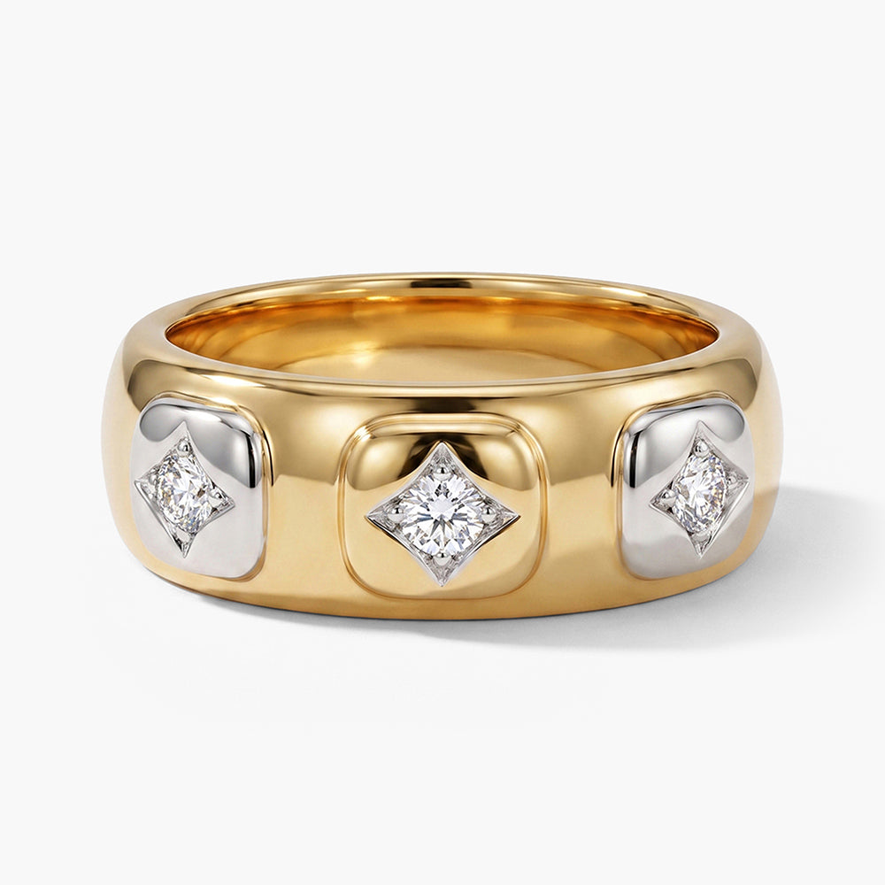 Tri Stars Signature Ring