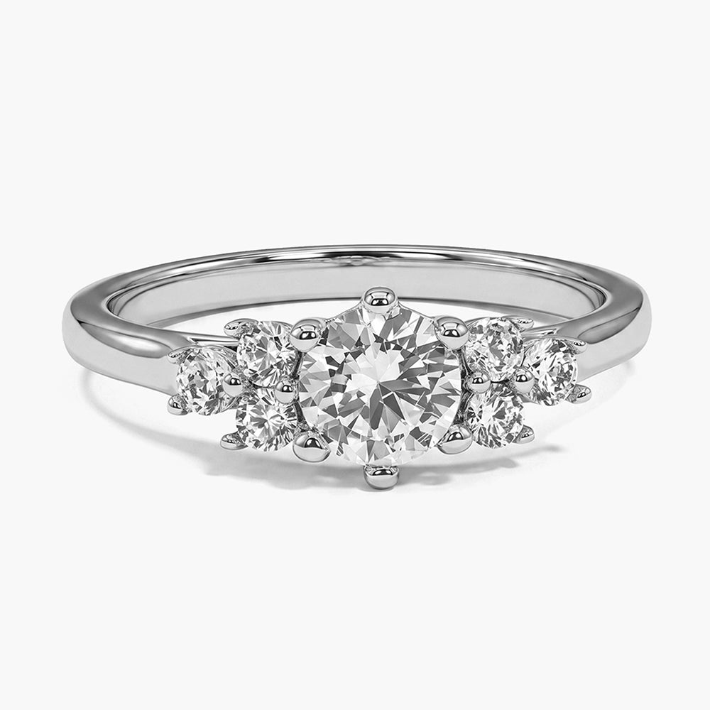 Marquise-Cut 925 Sterling Silver Ring