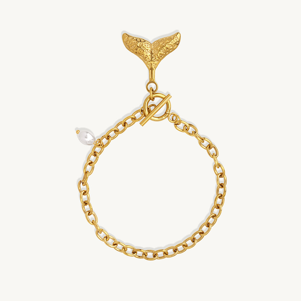 Aurelia Pearl Marine Charm Bracelet