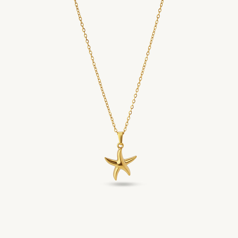 Aurelia Starfish Charm Necklace