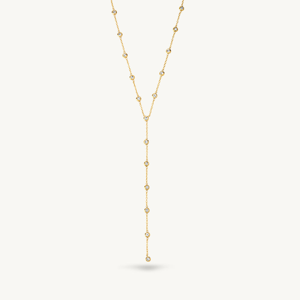 Mini Spark Lariat Necklace