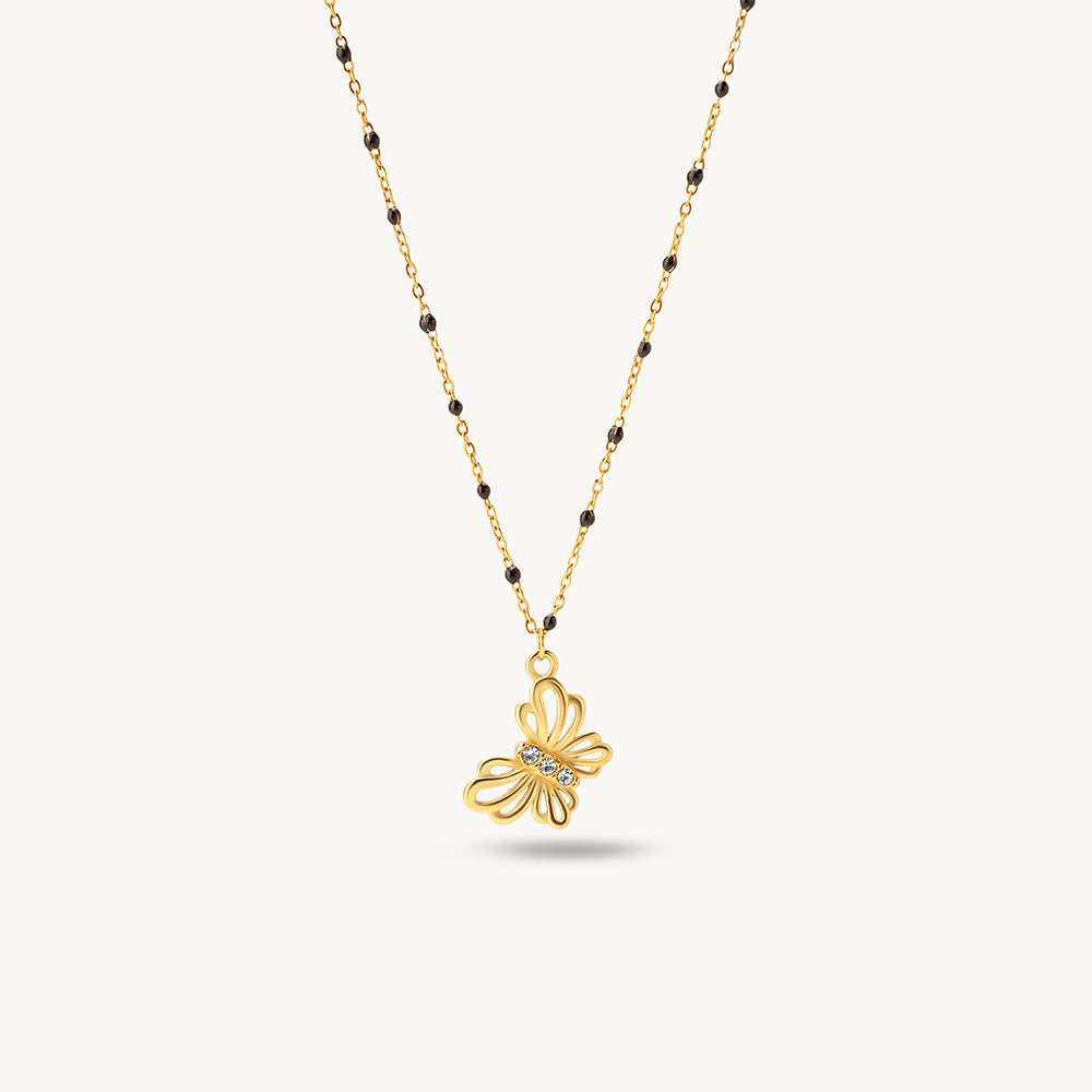 Minimal Butterfly Demifine Mangalsutra