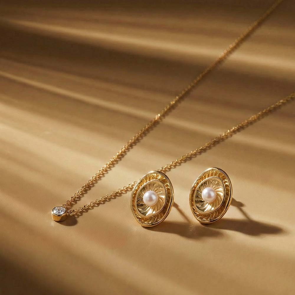 Radiant Pearl Jewellery Set