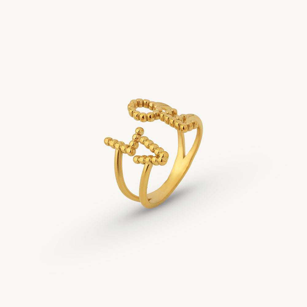 Luxe Love Note Ring