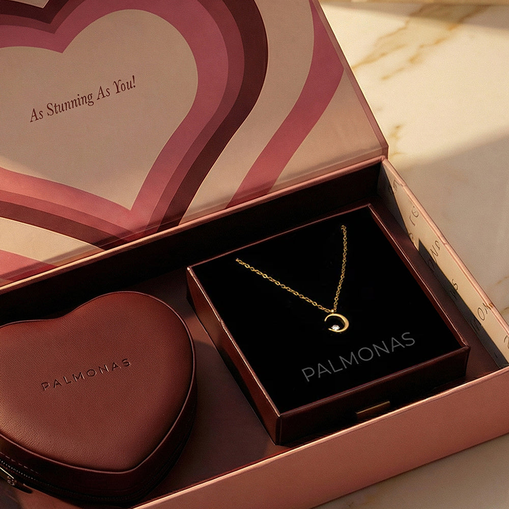 Soft Moon Heartbeat Gift Box