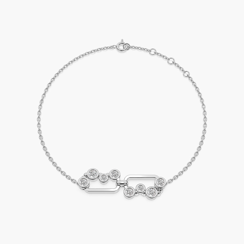 925 Sterling Silver Link Up Bracelet