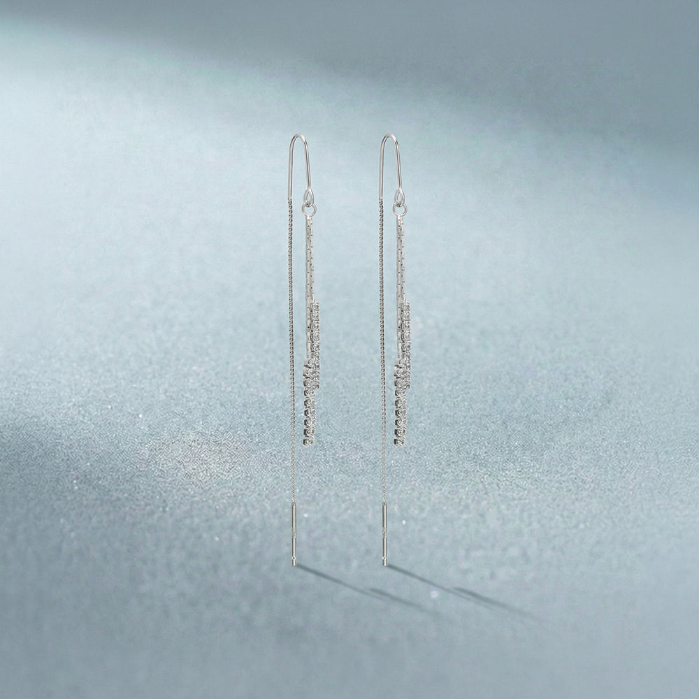 Lumi Strand 925 Sterling Silver Earrings