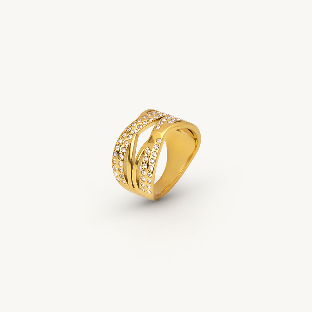 Textured Glow Layer Ring