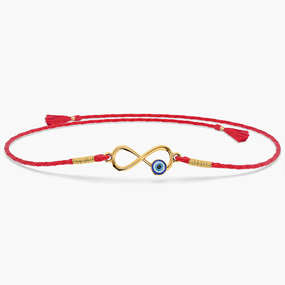 Eternal Evil Eye Fine Silver Rakhi