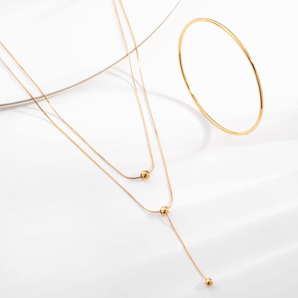 Drop Bead Curve Poise Set