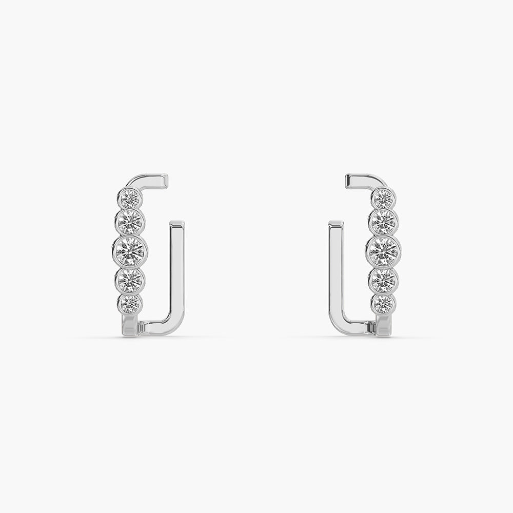 925 Sterling Silver Trace Earrings