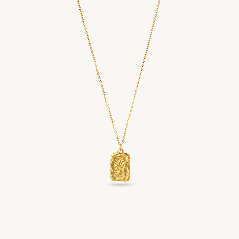 Engraved Pendant Necklace
