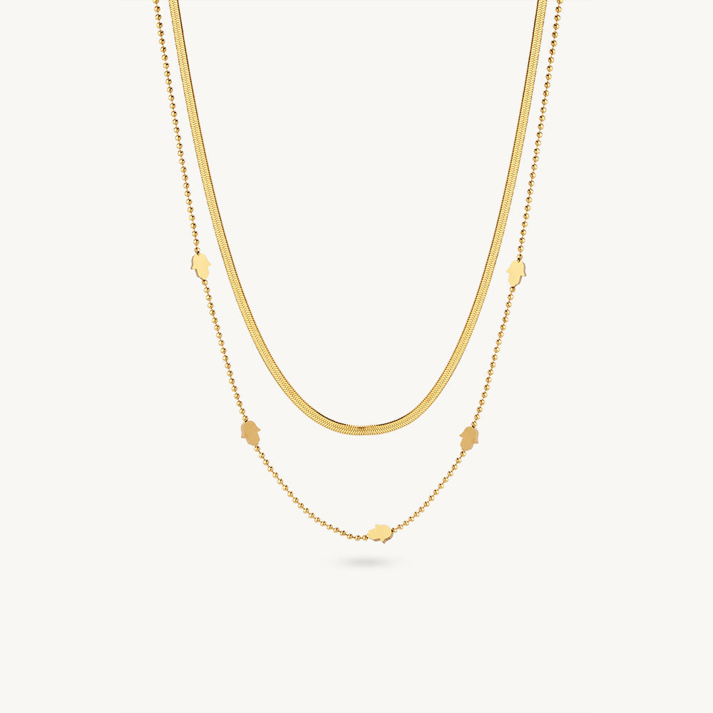 Layered Glow Necklace