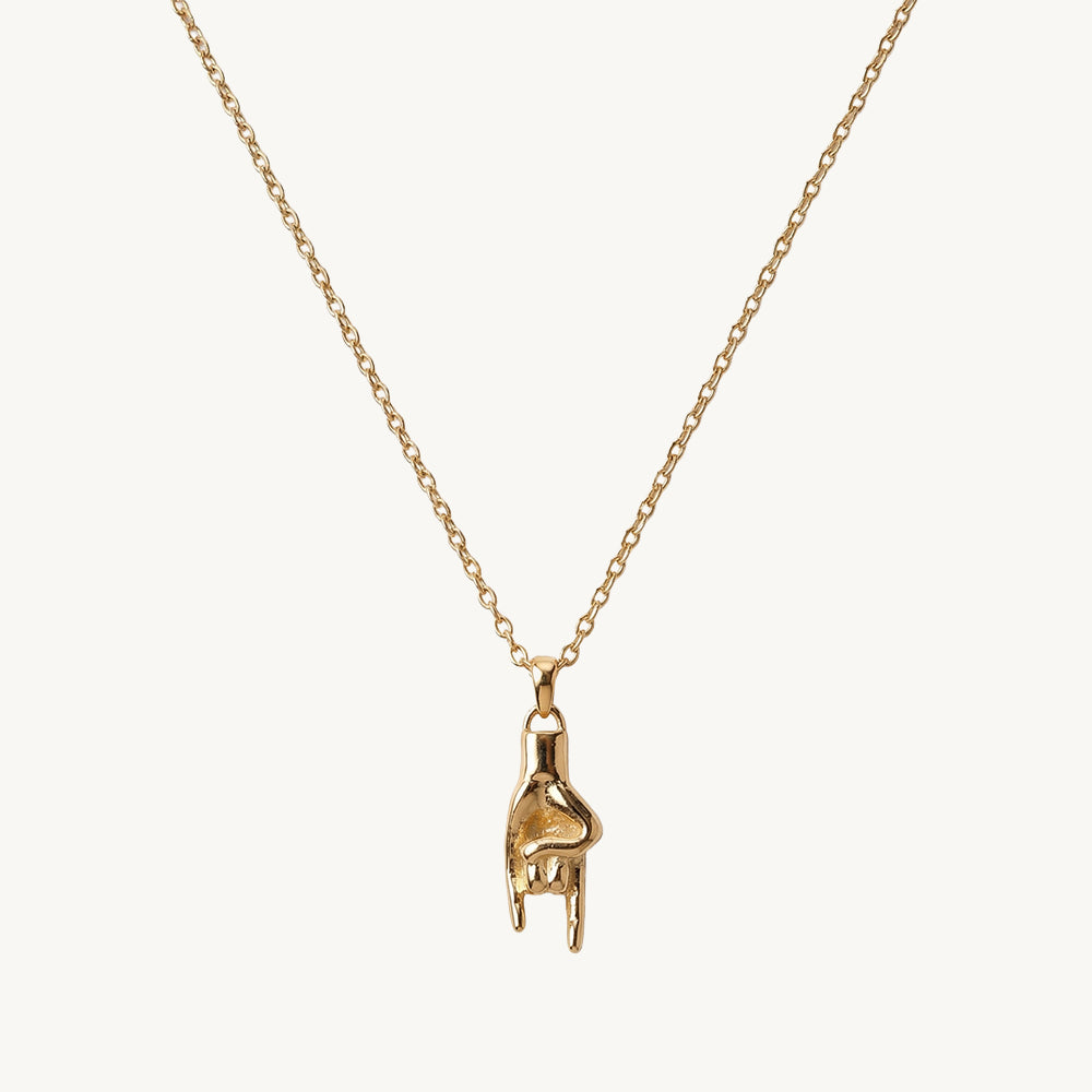 Modern Cool Sign Pendant Chain