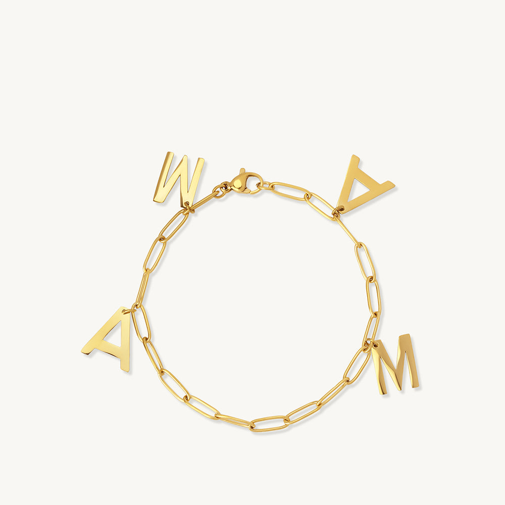 Elegant Initials Bracelet
