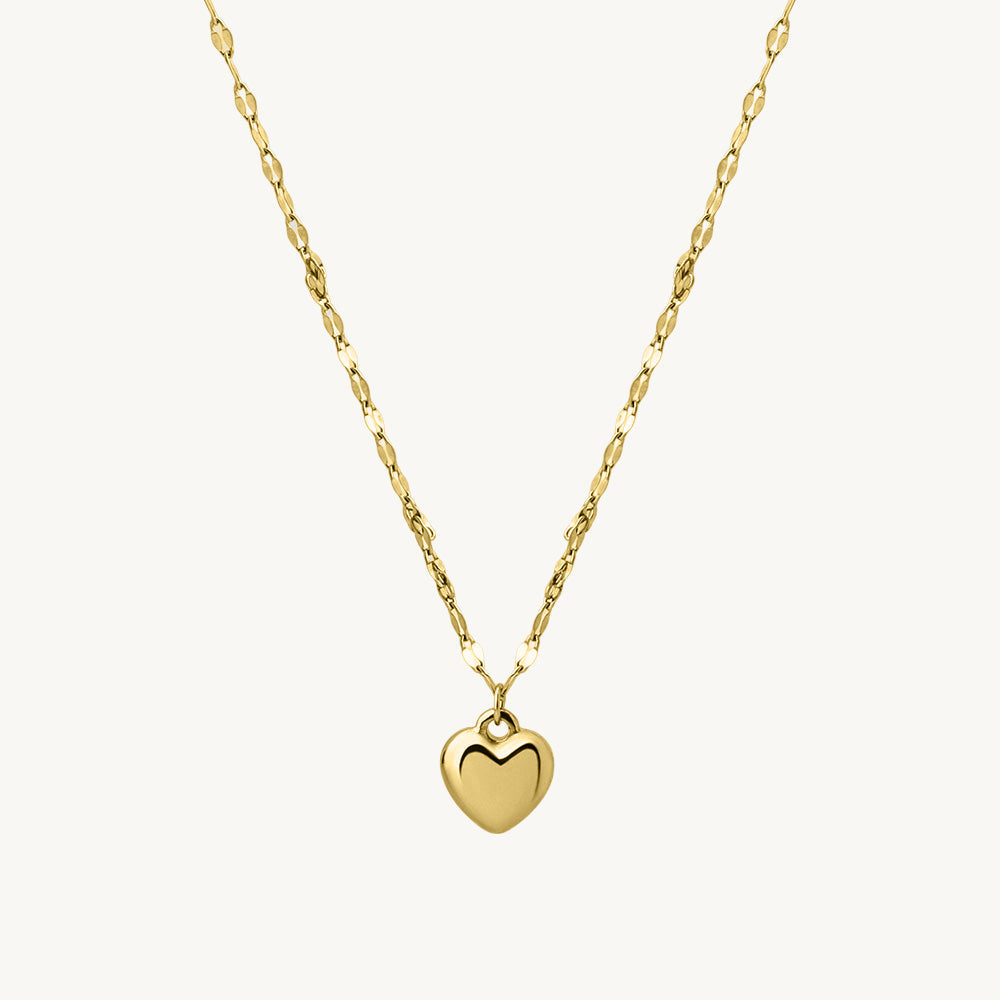 Expressive Heart Pendant Necklace