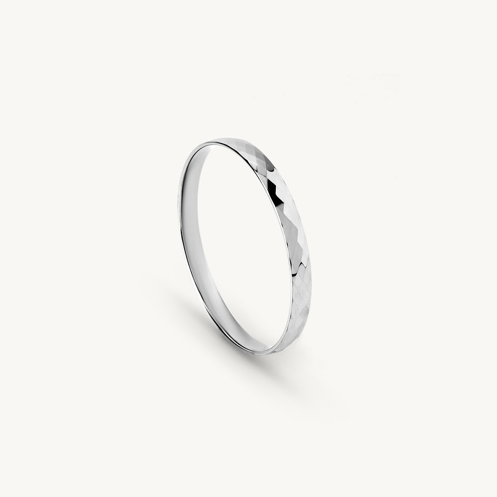 Classic Textured Tungsten Bracelet