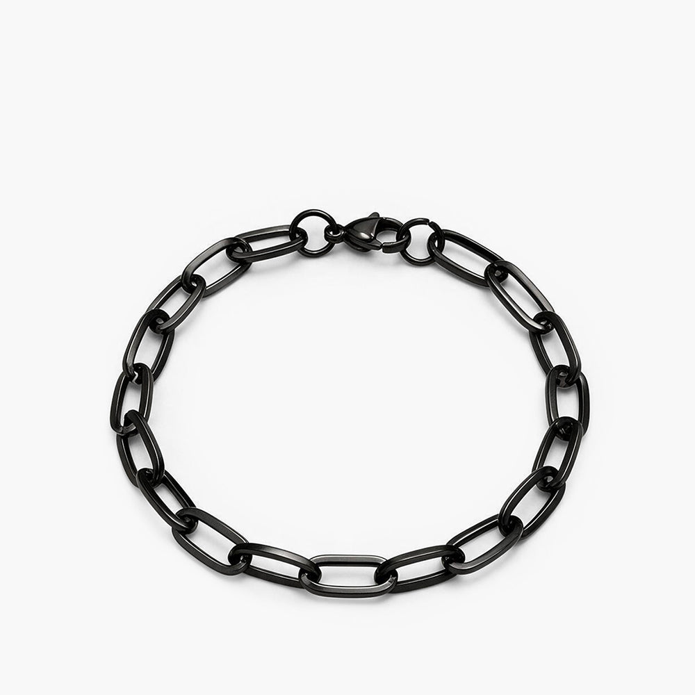 Black Cable Chain Bracelet
