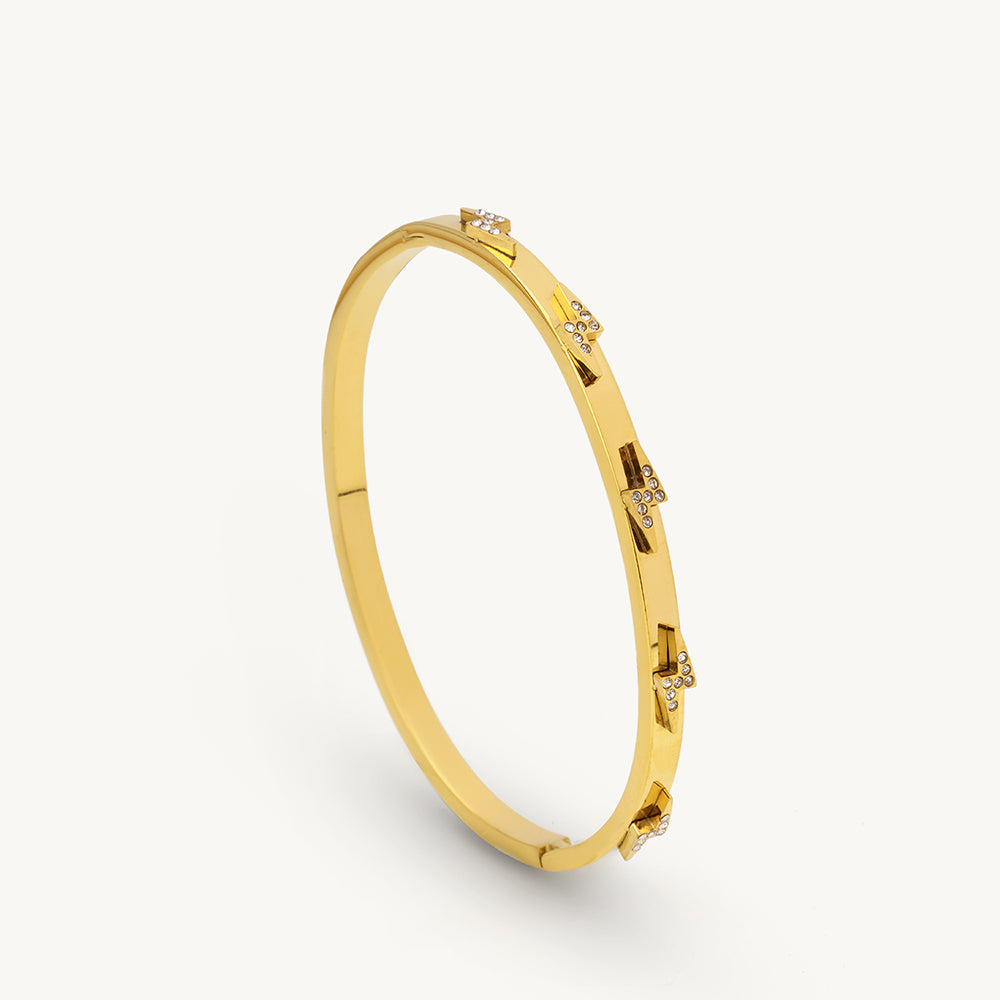 Crystal Accent Bangle