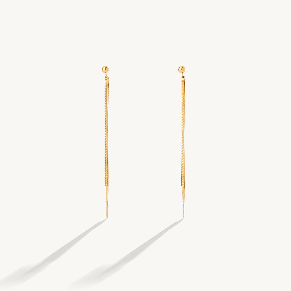 Stylish Long Chain Statement Earrings