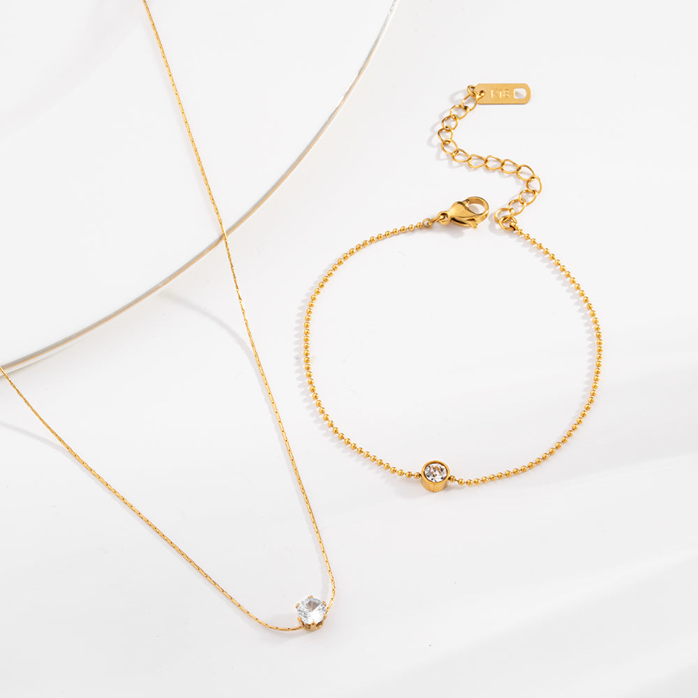 Delicate Spark Solitaire Harmony Set
