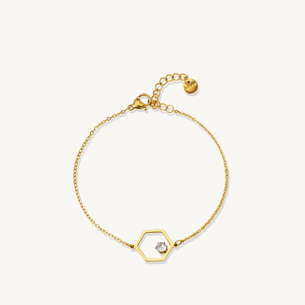Hexa Crystal Bracelet