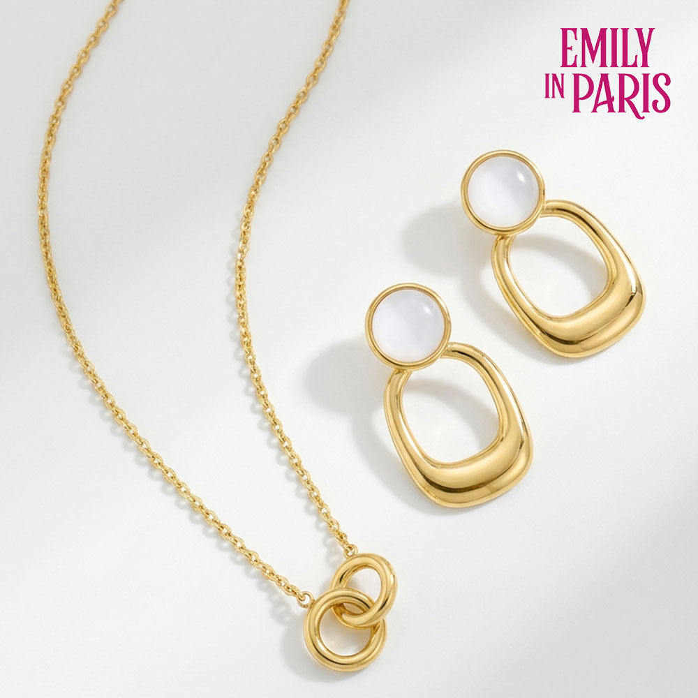 Interlock Geometry Jewellery Set