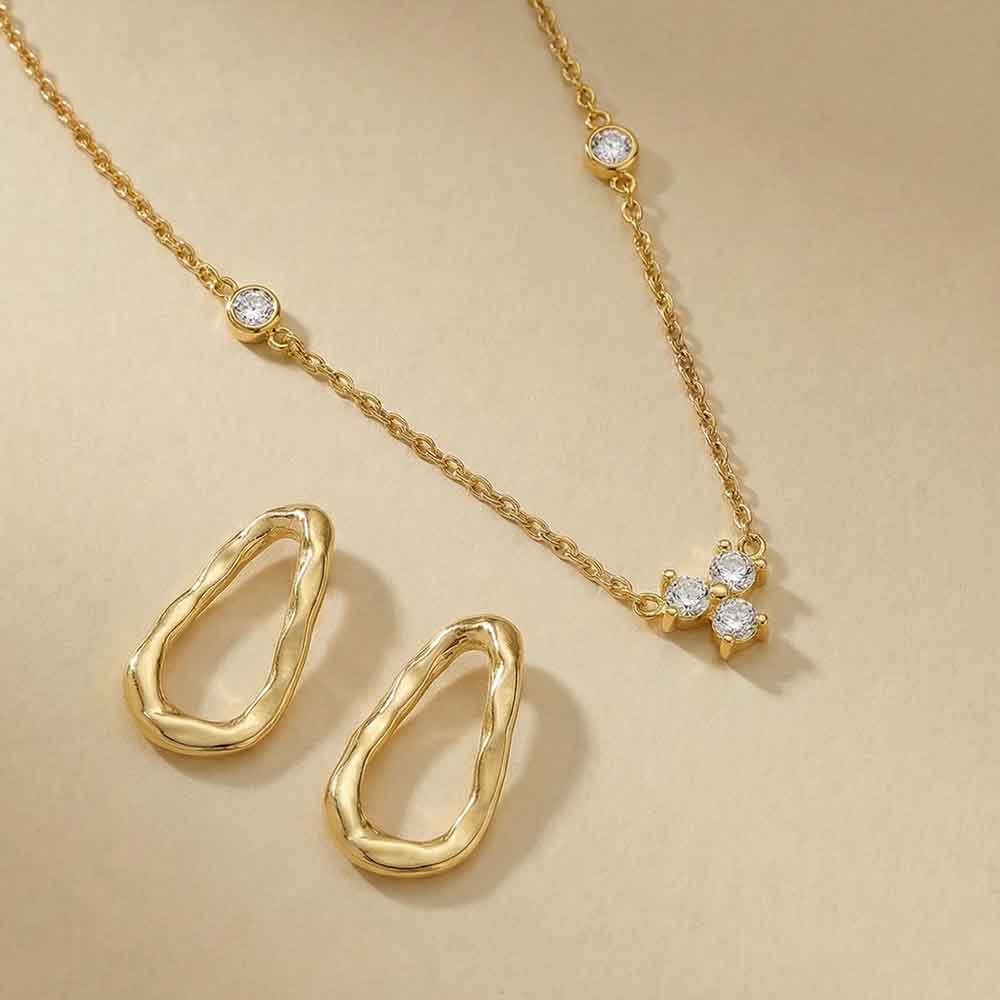 Crystal Arc Jewellery Set