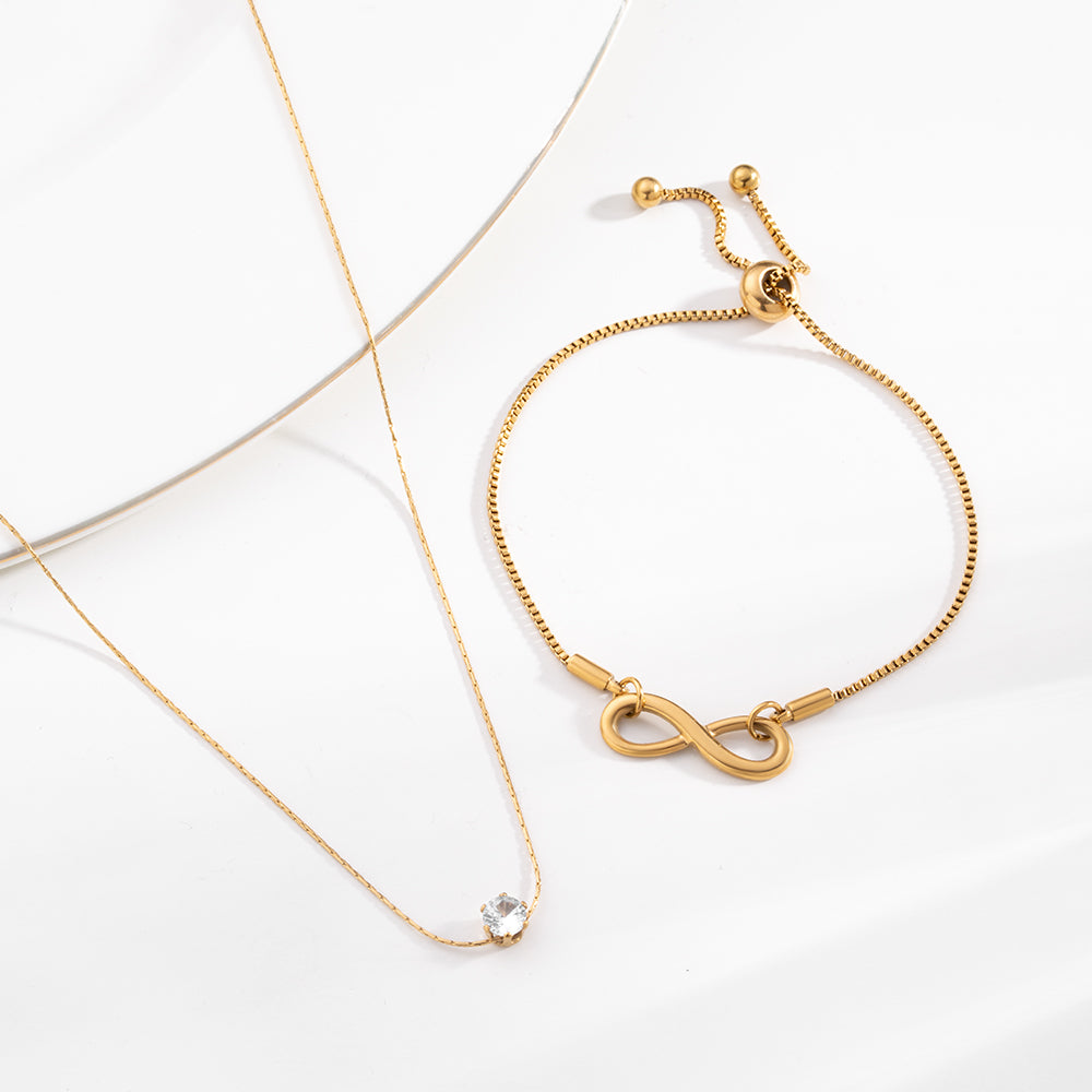 Solitaire Infinity Wish Elegance Set