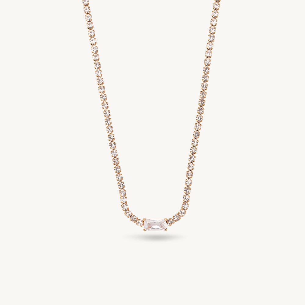 Textured Spark Flow Chain Necklace