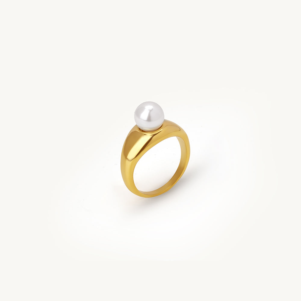 Orb Pearl Accent Ring