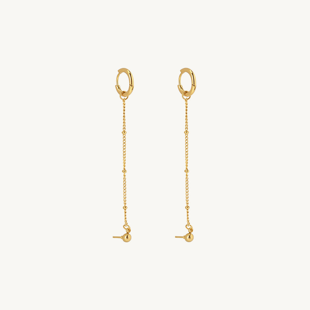Chic Chain Flow Drop Earrings